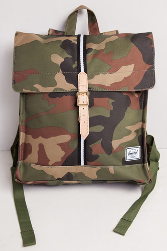 Рюкзак HERSCHEL City Mid-Volume 10089 (Woodland Camo/Black/White)