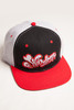 Бейсболка TRUESPIN Wisdom Strapback Black/Red фото