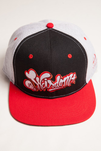 Бейсболка TRUESPIN Wisdom Strapback Black/Red фото 6