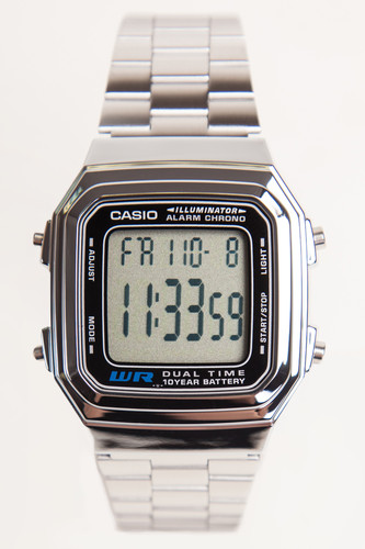 Часы CASIO A-178WEA-1A 3234 (Хром/Черный-1A)