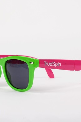 Очки TRUESPIN Folding Sunglasses Green-Pink фото