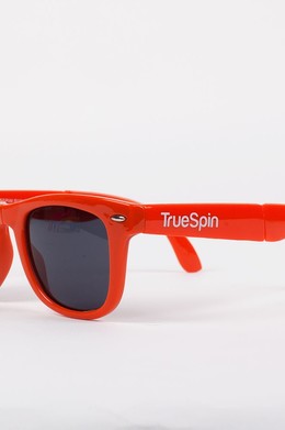 Очки TRUESPIN Folding Sunglasses Black-Red фото
