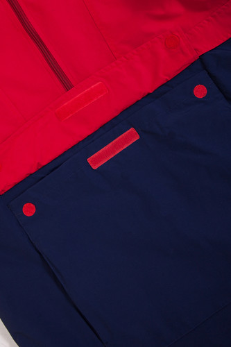 Анорак SKILLS Colorblock Red/Navy фото 15