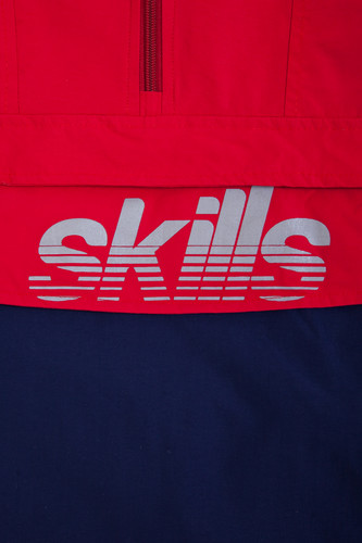 Анорак SKILLS Colorblock Red/Navy фото 16