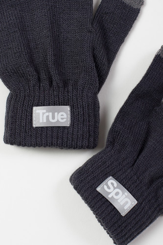 Перчатки TRUESPIN Touch Gloves FW19 Dark Grey фото 6