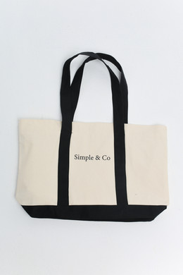 Сумка SIMPLE&CO Bag Бежевый (Черный) фото