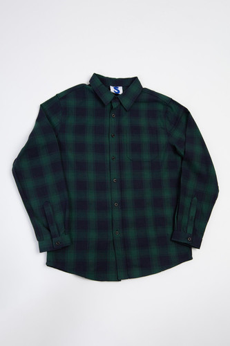Рубашка TRUESPIN Flannel Shirt Navy/Green фото 14