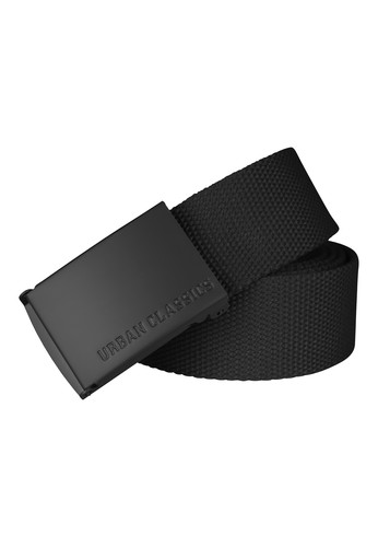 Ремень URBAN CLASSICS Canvas Belts Black/Black фото 2