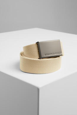 Ремень URBAN CLASSICS Canvas Belts Beige фото