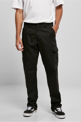 Брюки URBAN CLASSICS Straight Leg Cargo Pants SS23 Black фото