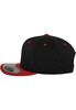 Бейсболка FLEXFIT 110 Fitted Snapback SS23 Blk/Red фото 4
