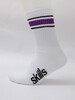 Носки махровые SKILLS Lines White/Purple фото 2