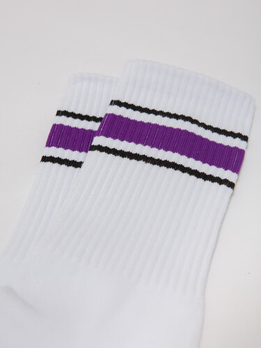 Носки махровые SKILLS Lines White/Purple фото 10